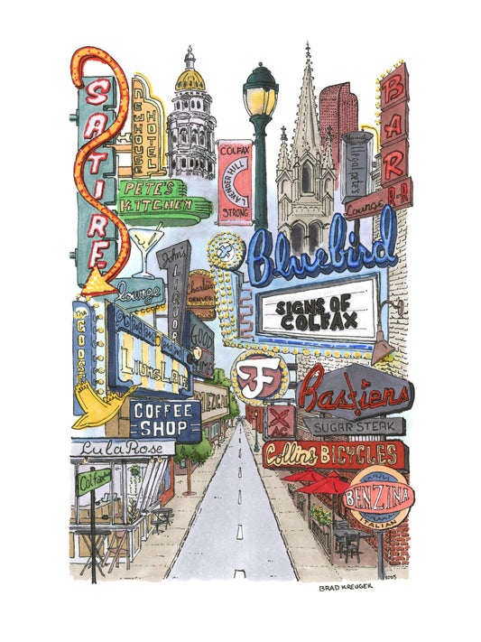 Signs of Colfax Print