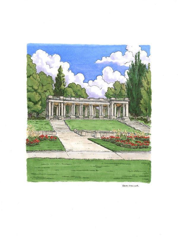 Cheesman Park Pavilion Print