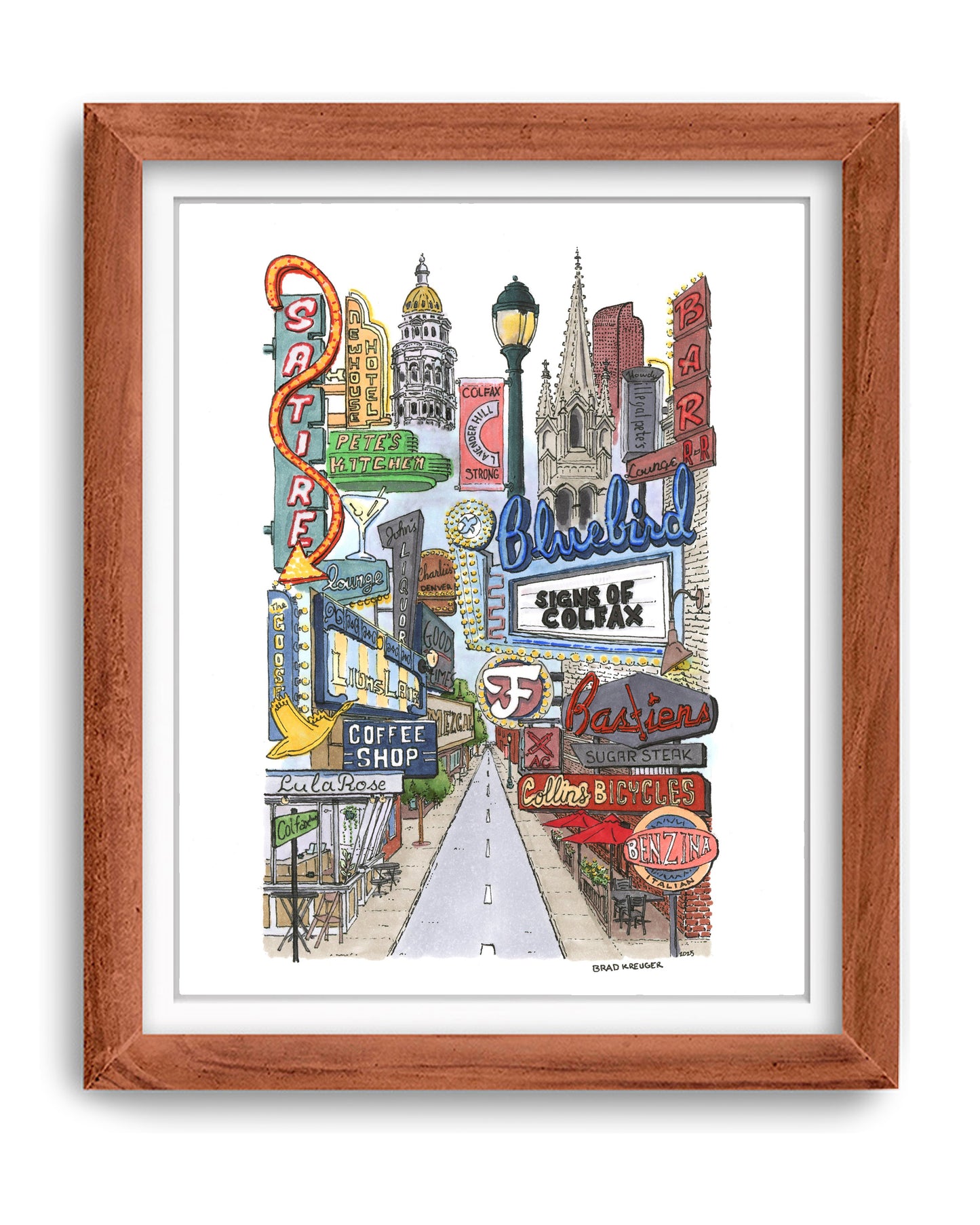 Signs of Colfax Print